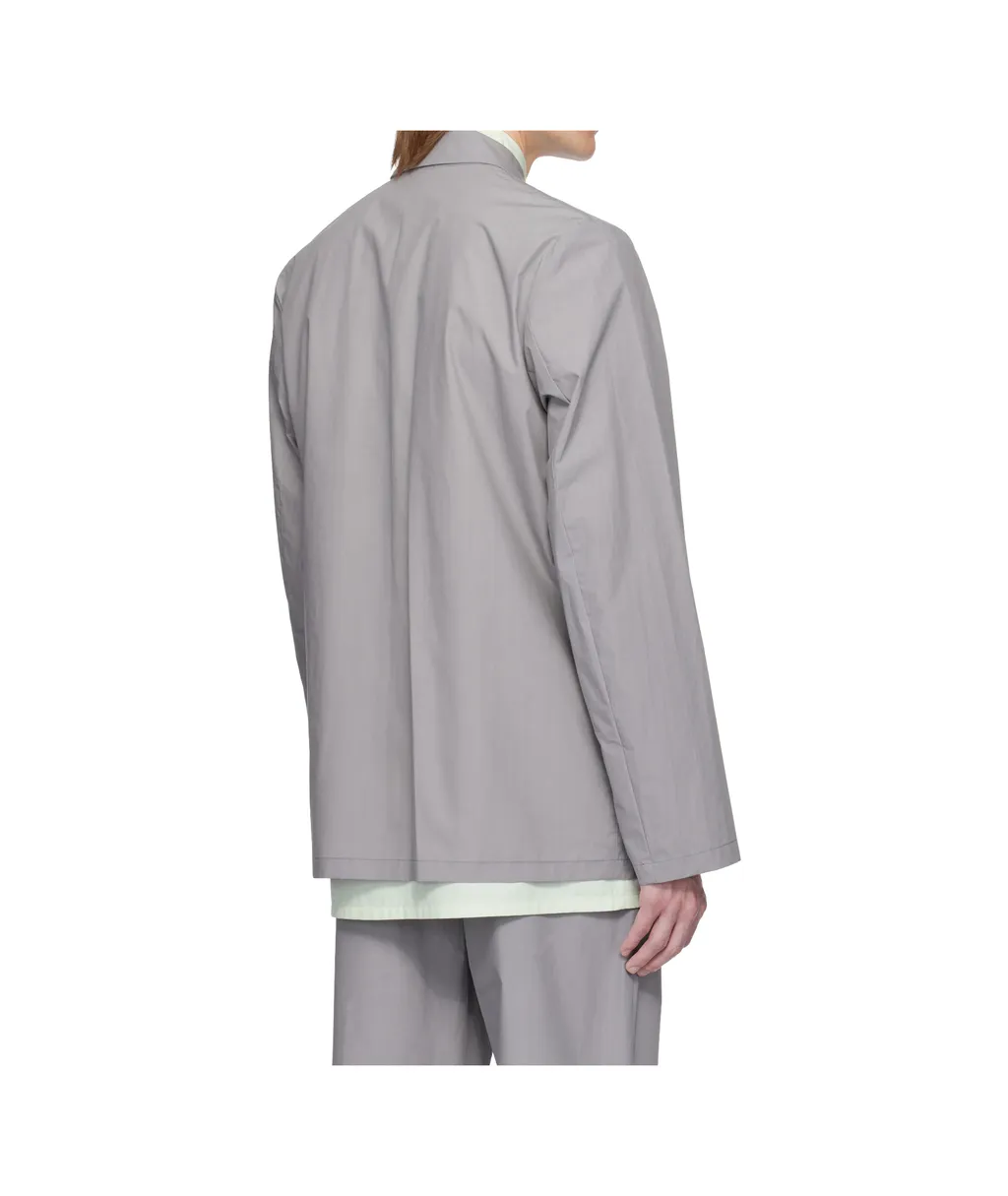 Long-Sleeved Collared Casual Jacket