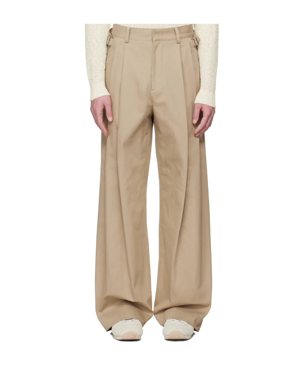 Herringbone Casual Pants