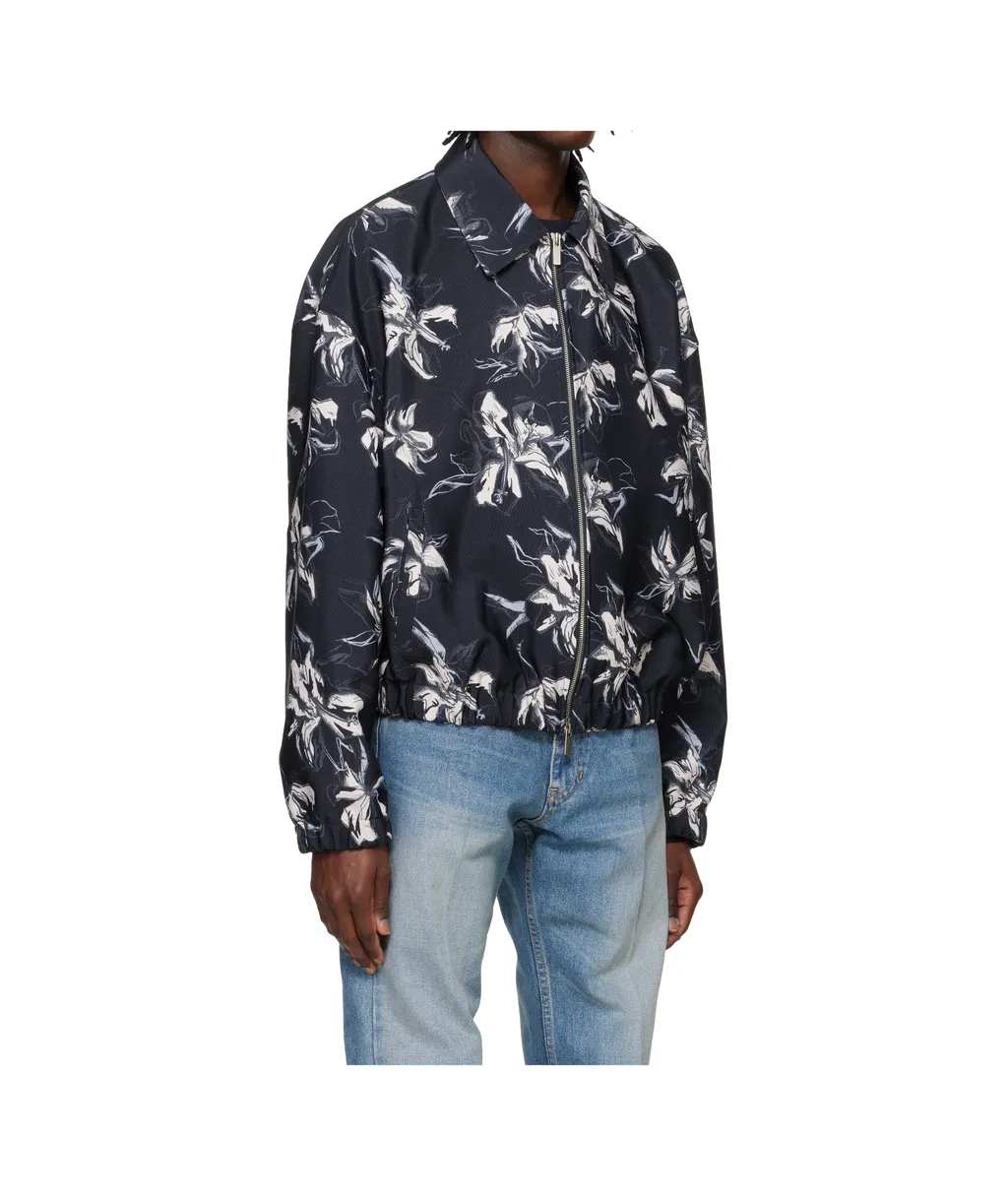 Printed Bomber Casual Jacket