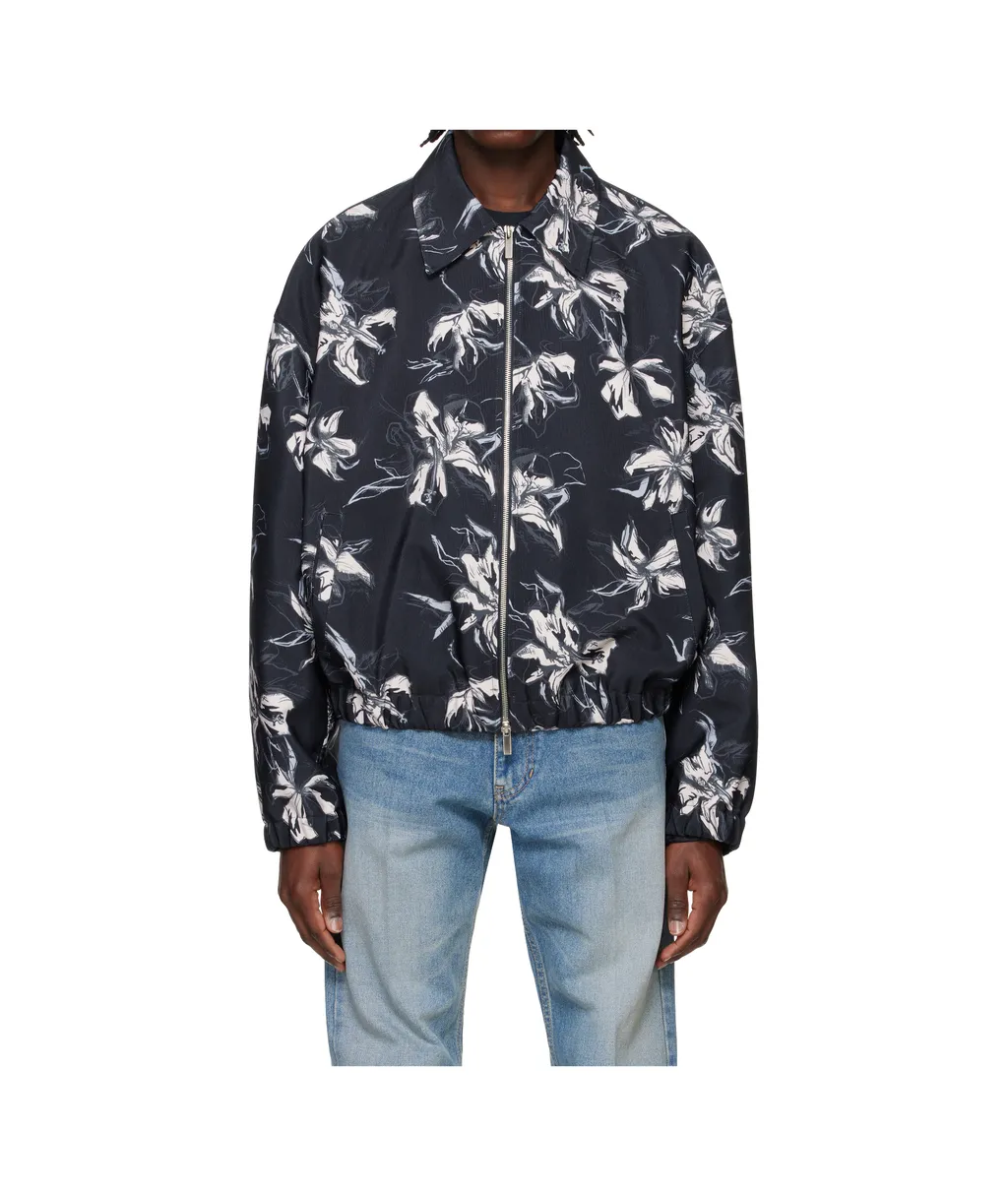 Printed Bomber Casual Jacket