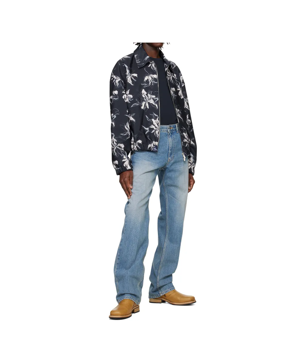 Printed Bomber Casual Jacket
