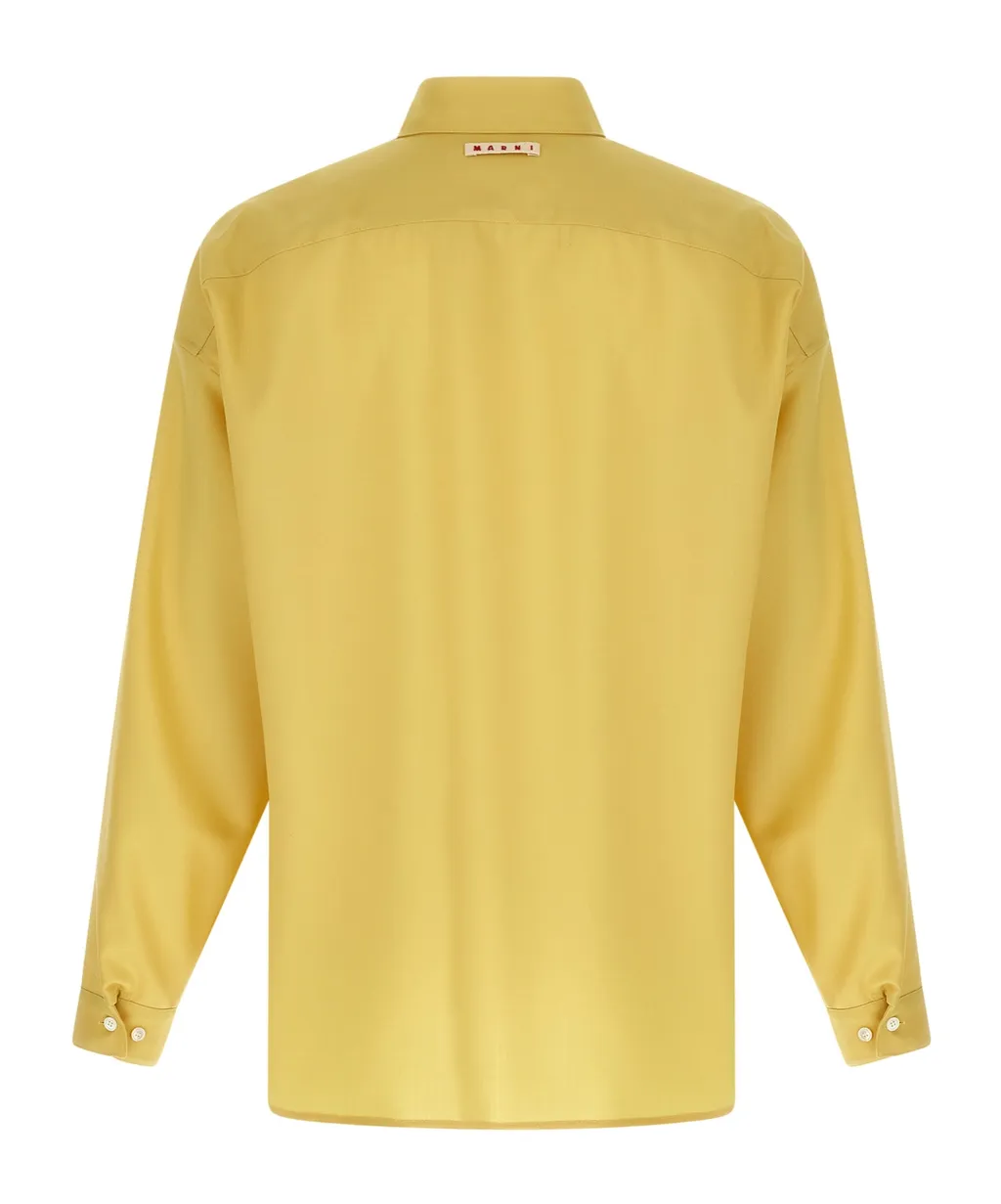 Marni Tropical Collared Long-Sleeve Shirt