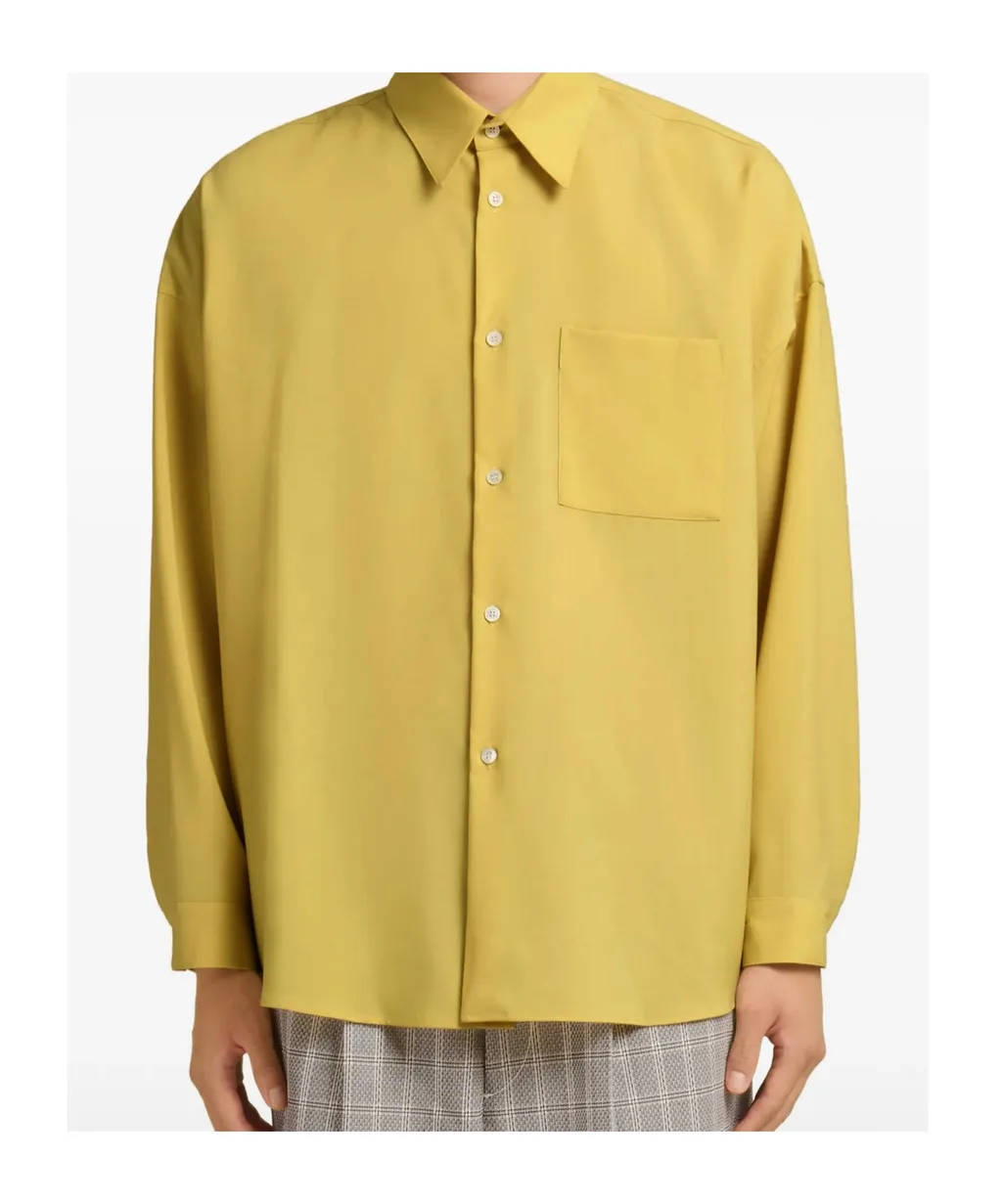 Marni Tropical Collared Long-Sleeve Shirt