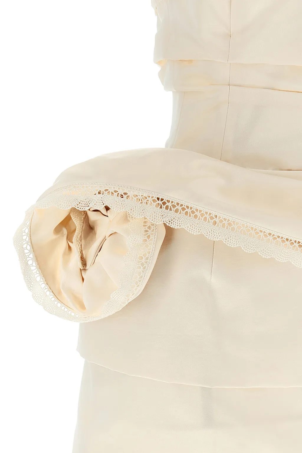 Magda Butrym Re26 Draped Off-Shoulder Mini Dress
