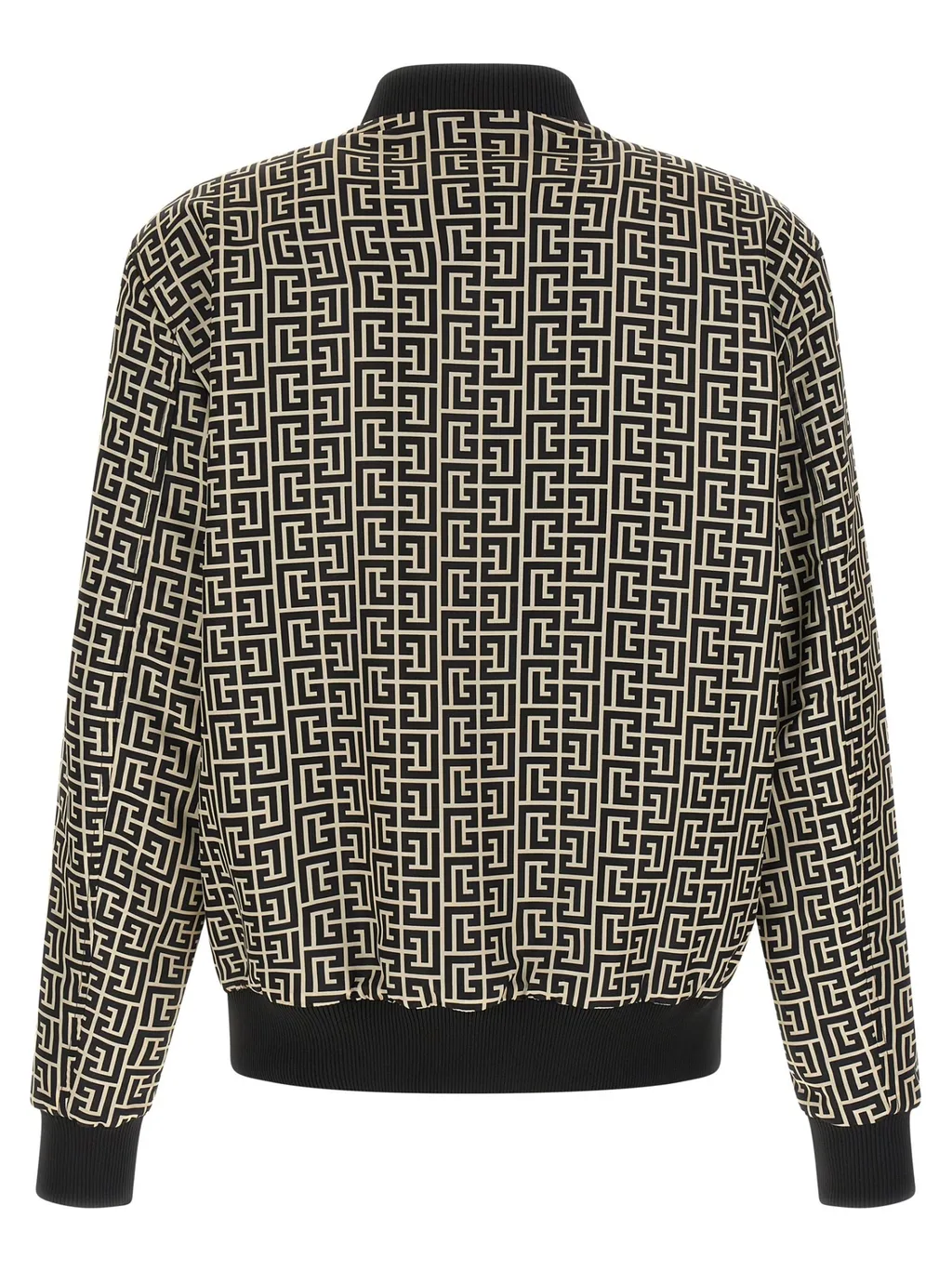 Balmain Monogram Reversible Bomber Jacket