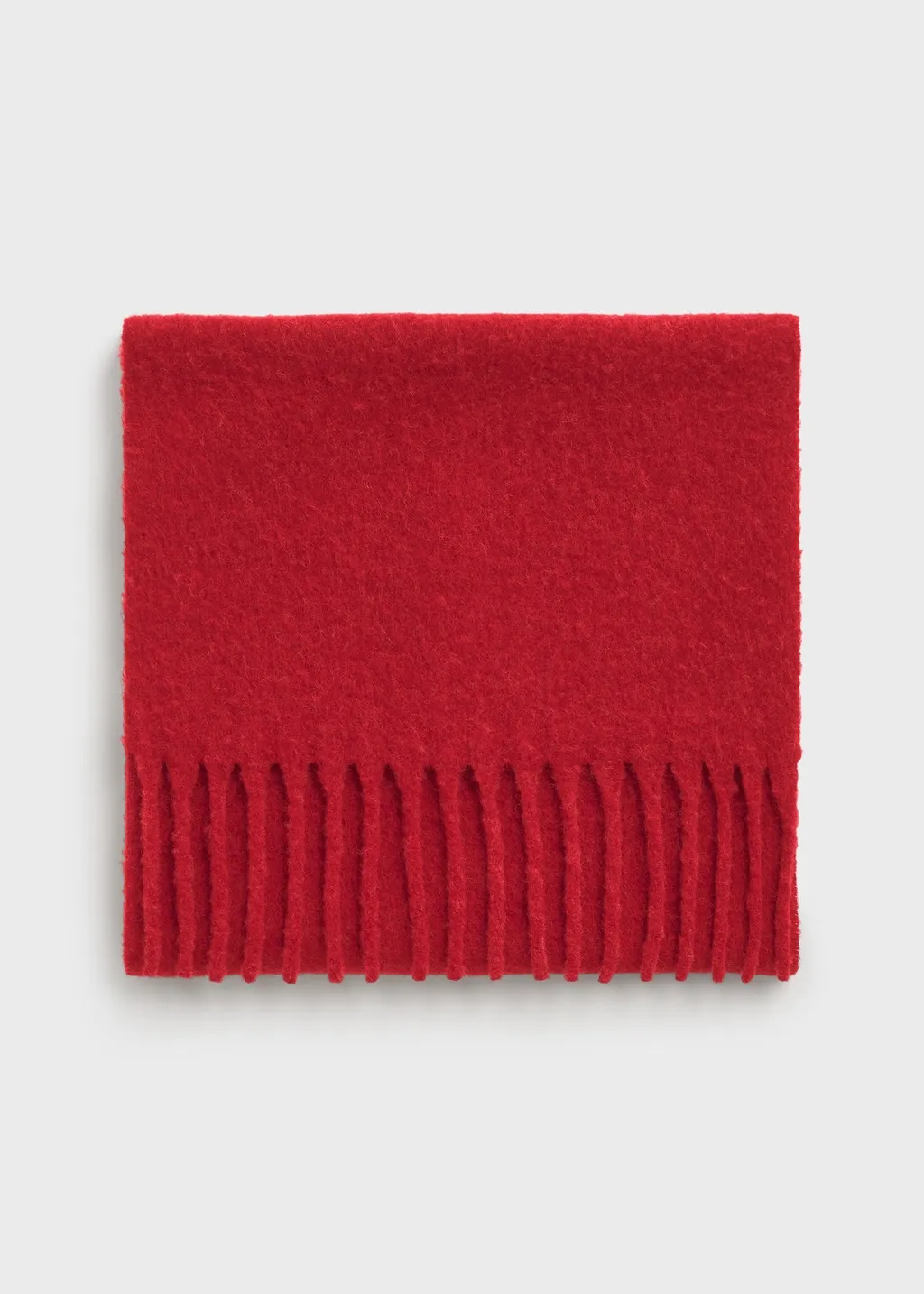 Fuzzy Fringed Scarf