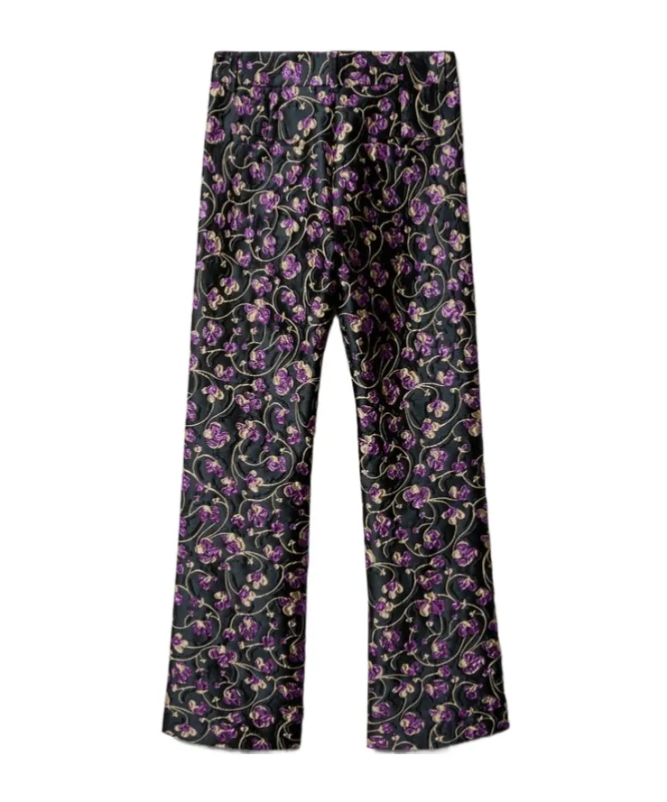 24/7 Floral Trousers