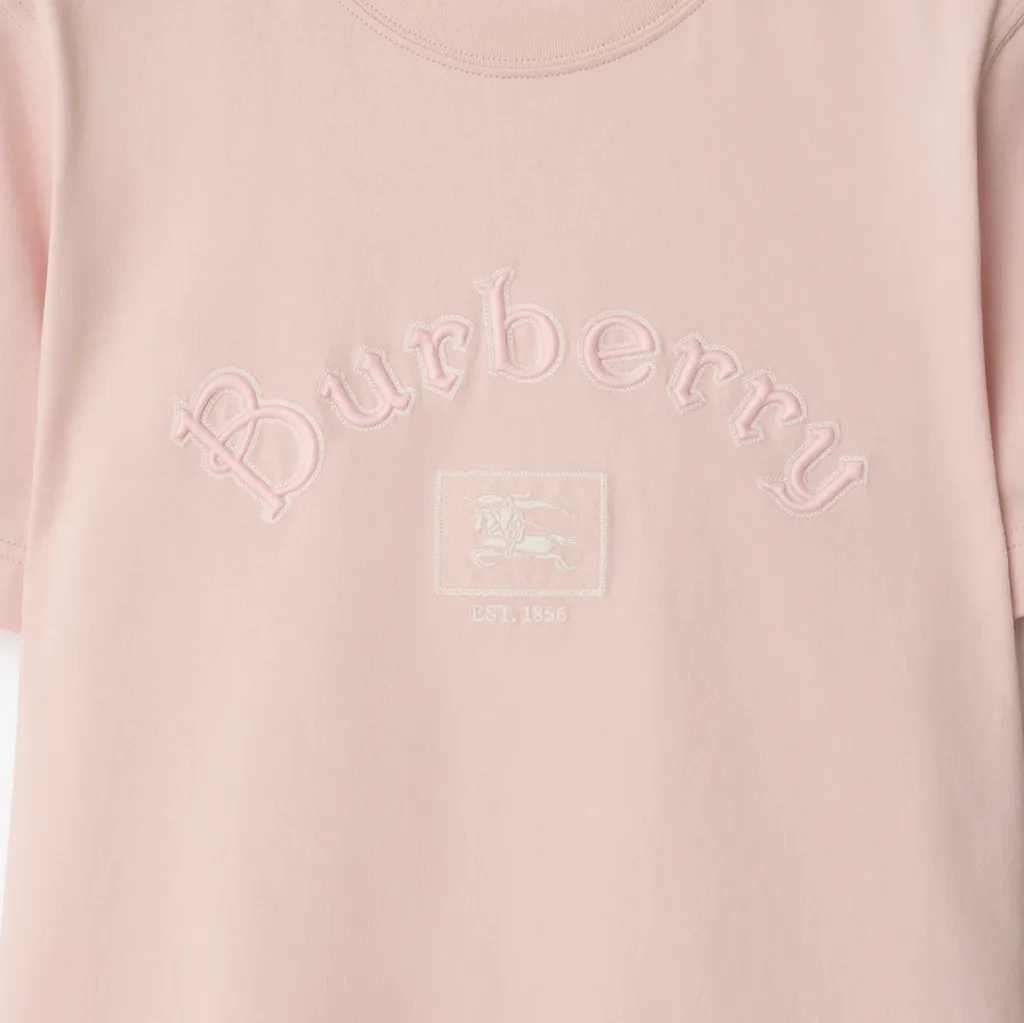 Gothic Logo Cotton T-Shirt