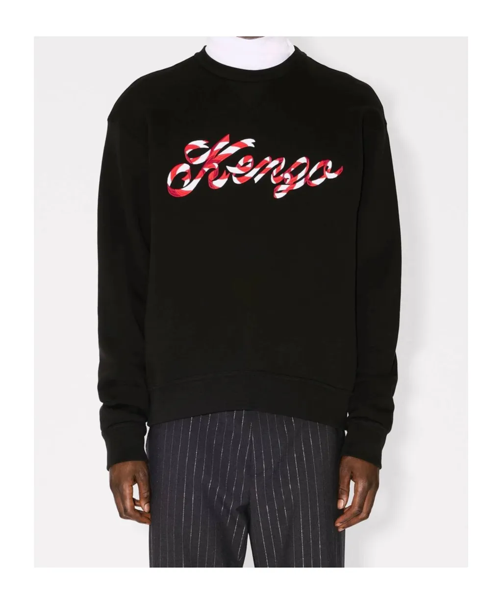 Embroidered Sweatshirt In Cotton Kenzo Winter Holidays