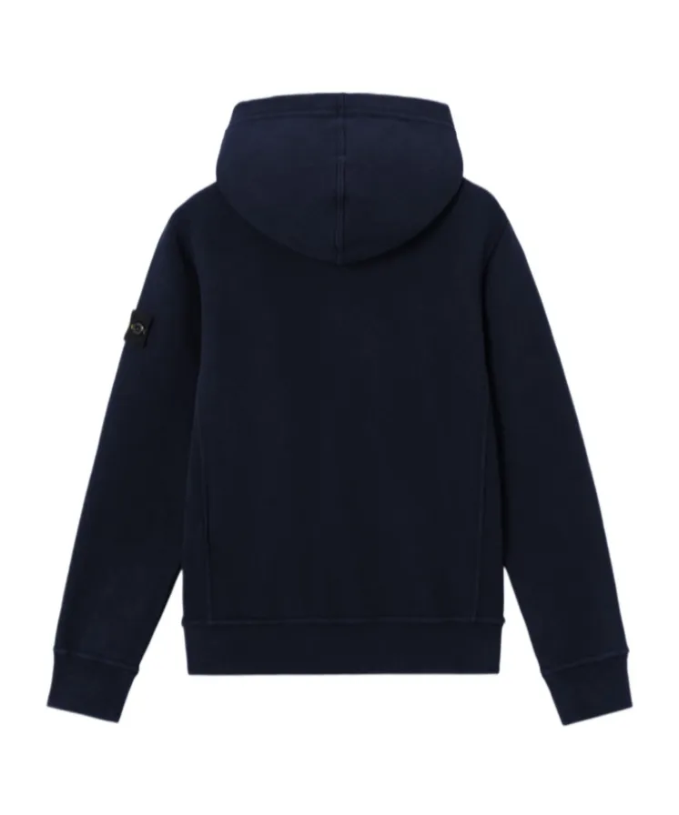 Stone Island Junior Compass-Badge Zipped Hoodie