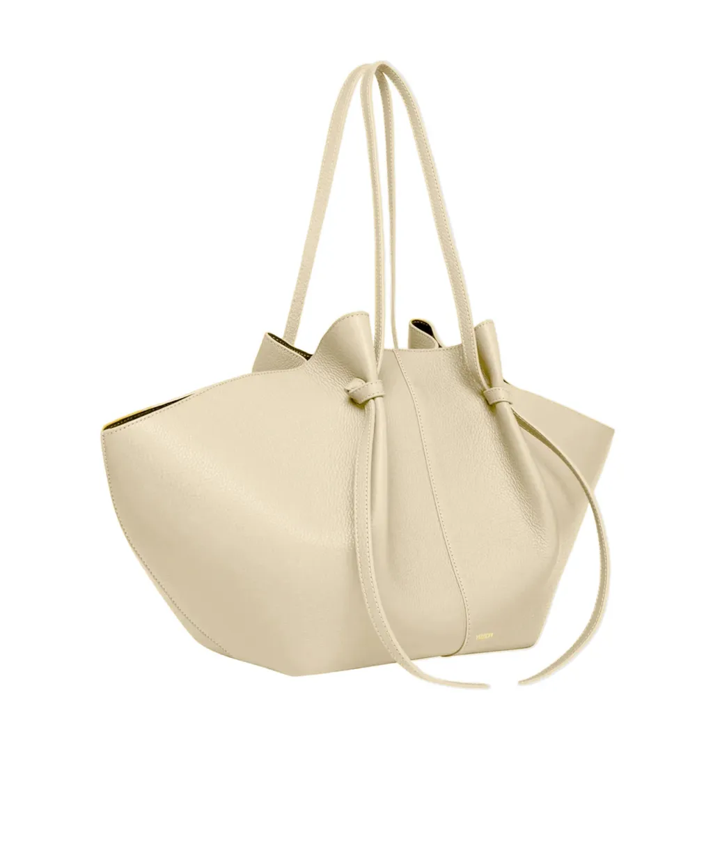 Large Mochi - Angora Pebble Grained Leather