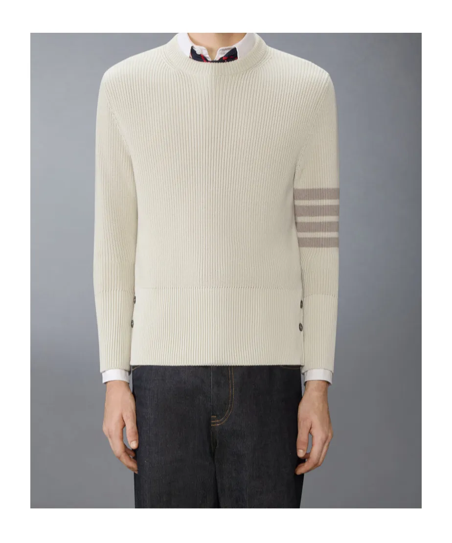 Thom Browne 4-Bar Knitted Jumper