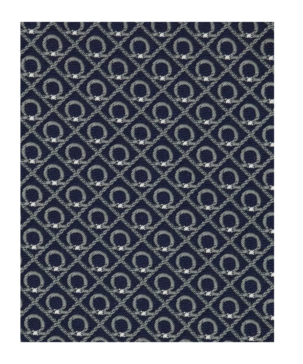 Gancini Jacquard Silk Tie