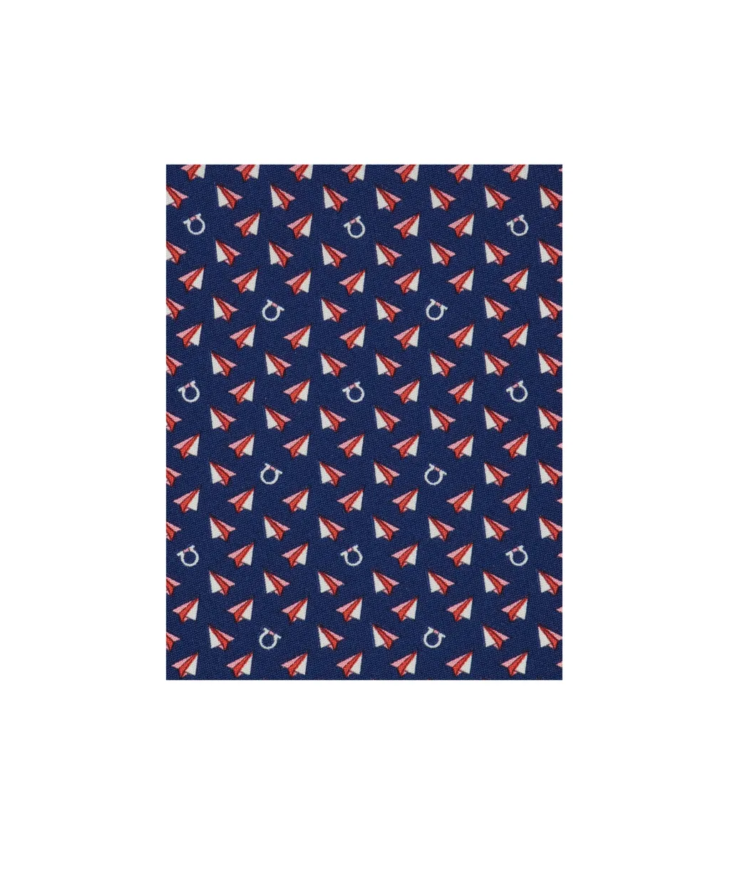 Mail Print Silk Tie