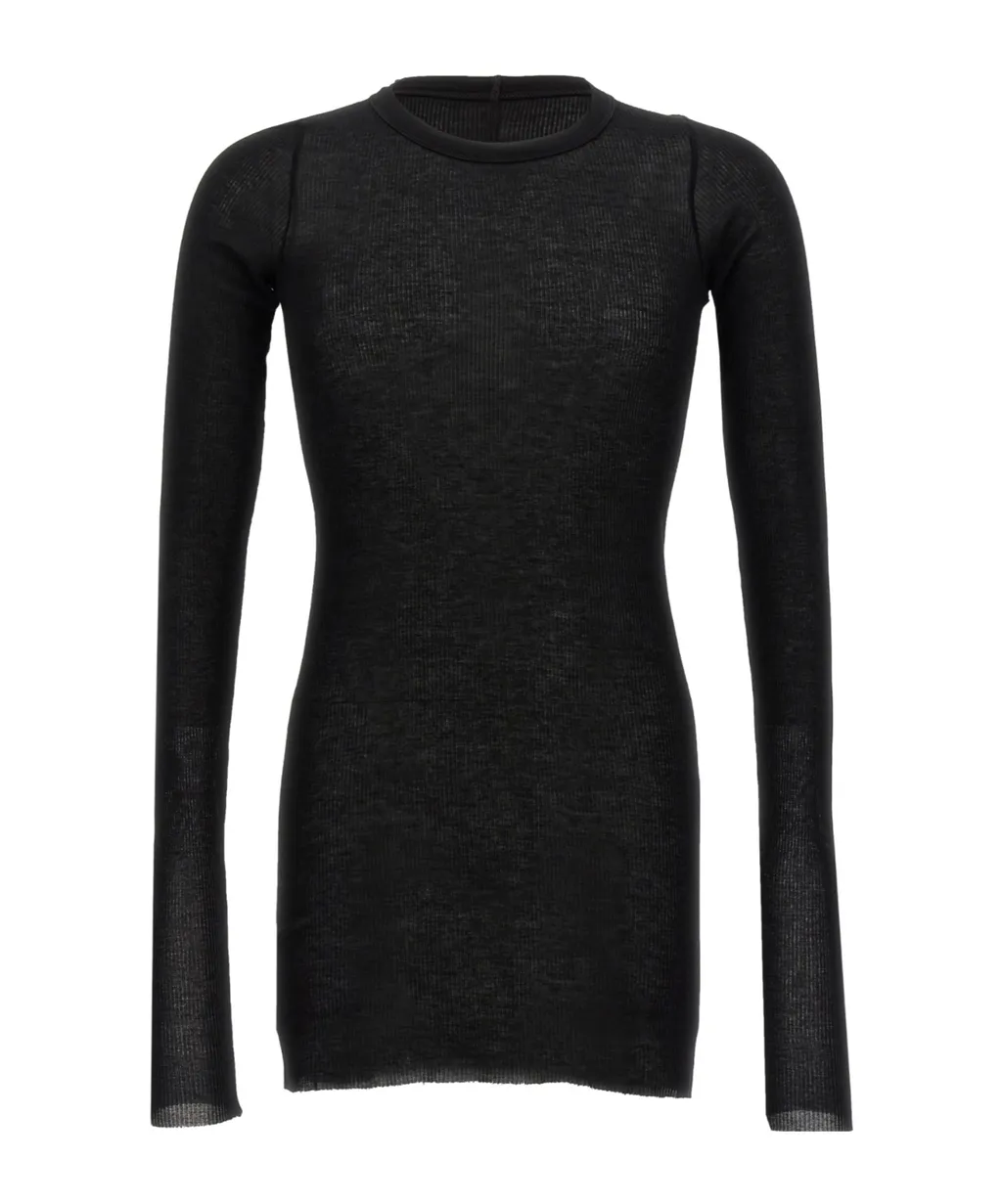 Rick Owens Long Sleeved Knitted T-Shirt