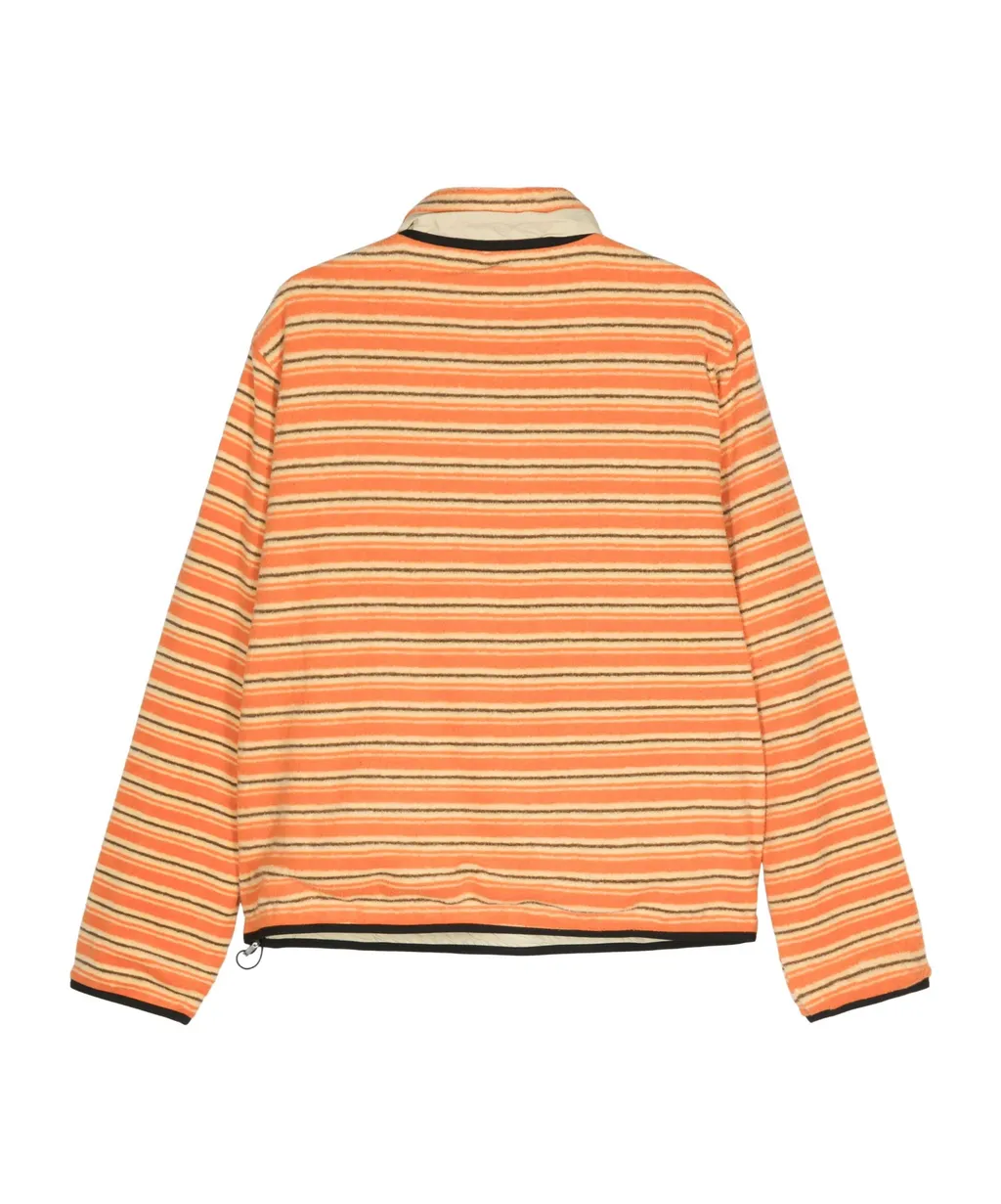 Kragi Striped Half-Zip Sweatshirt