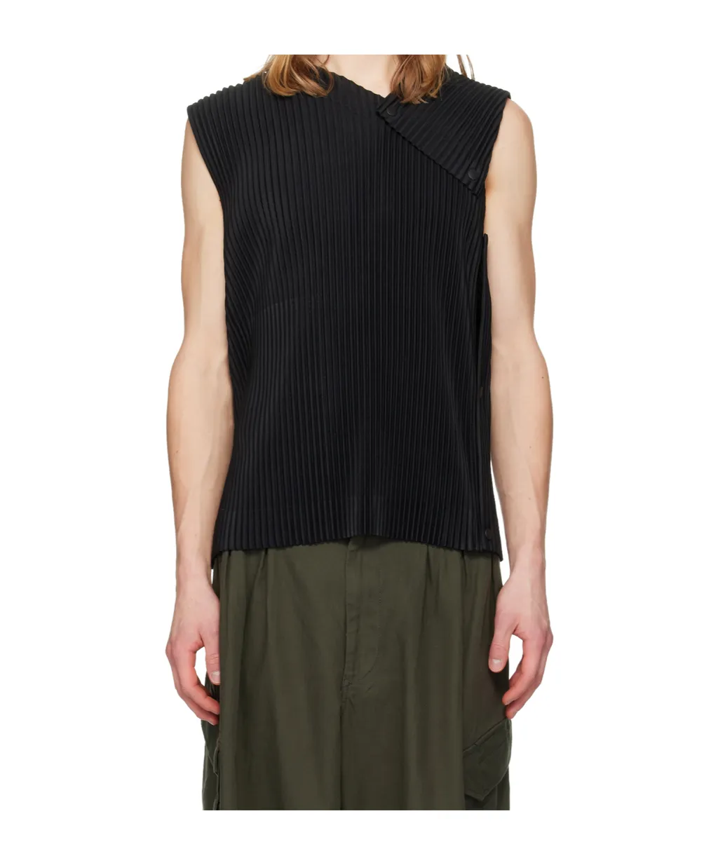 Pleated Vest