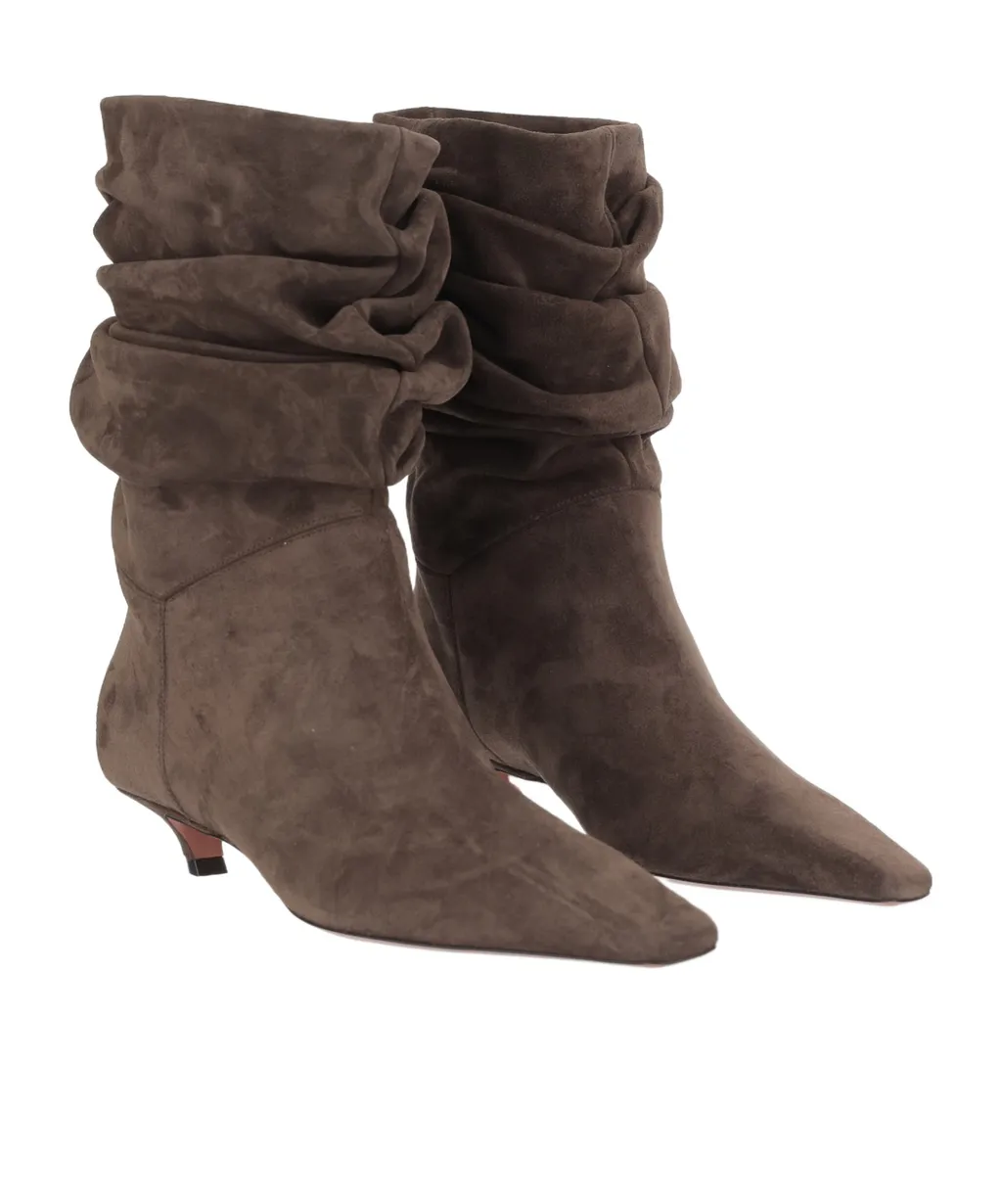 Square-Toe Ankle Boots