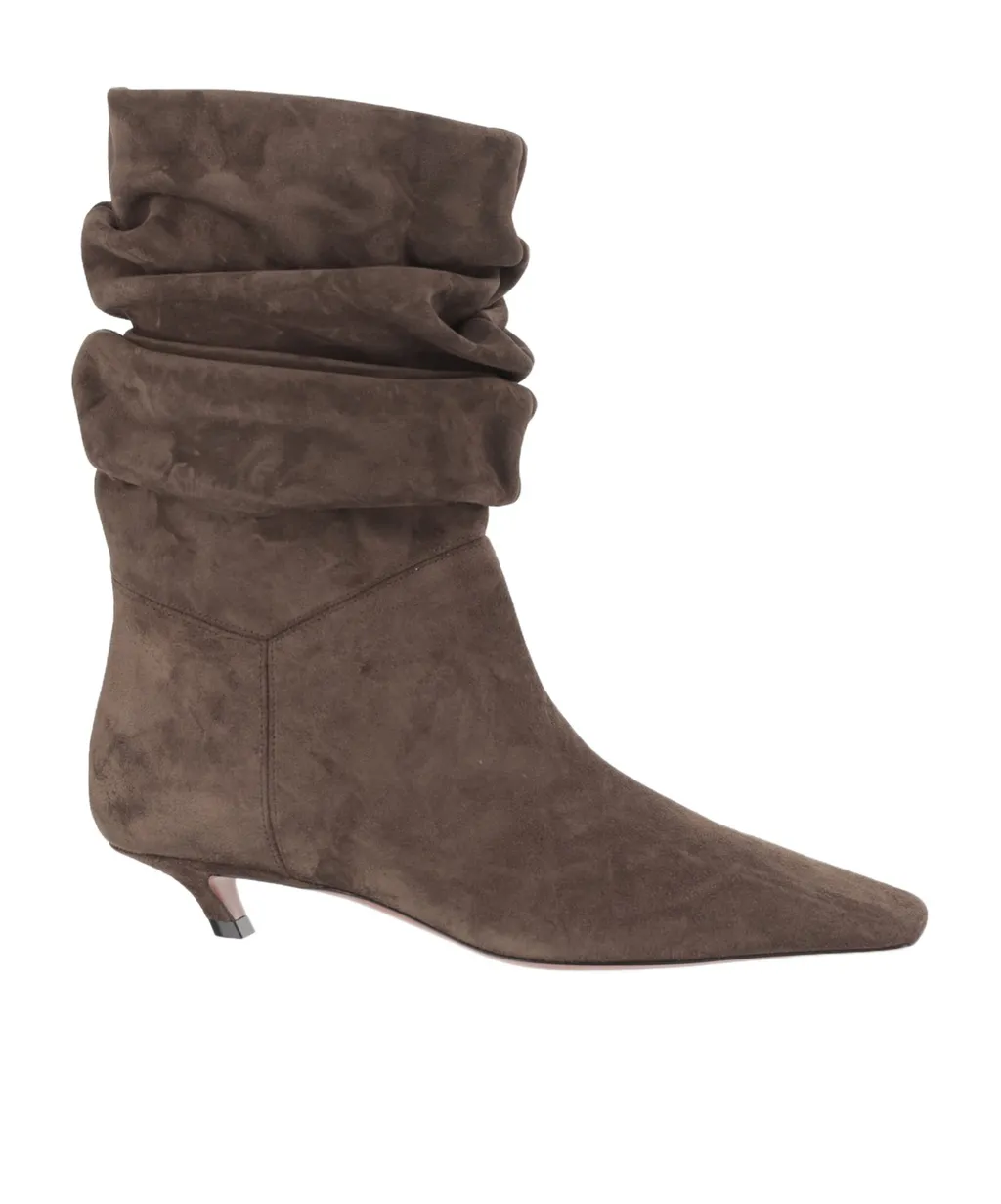Square-Toe Ankle Boots