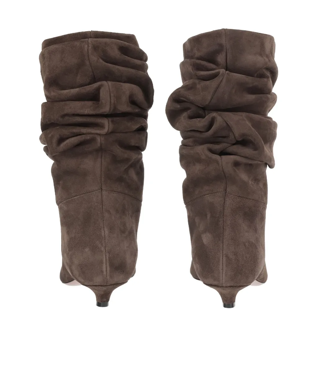 Square-Toe Ankle Boots