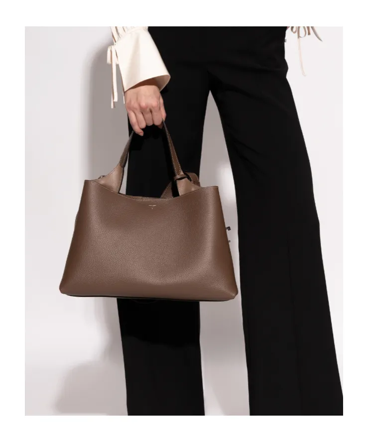 Logo-Embossed Tote Bag