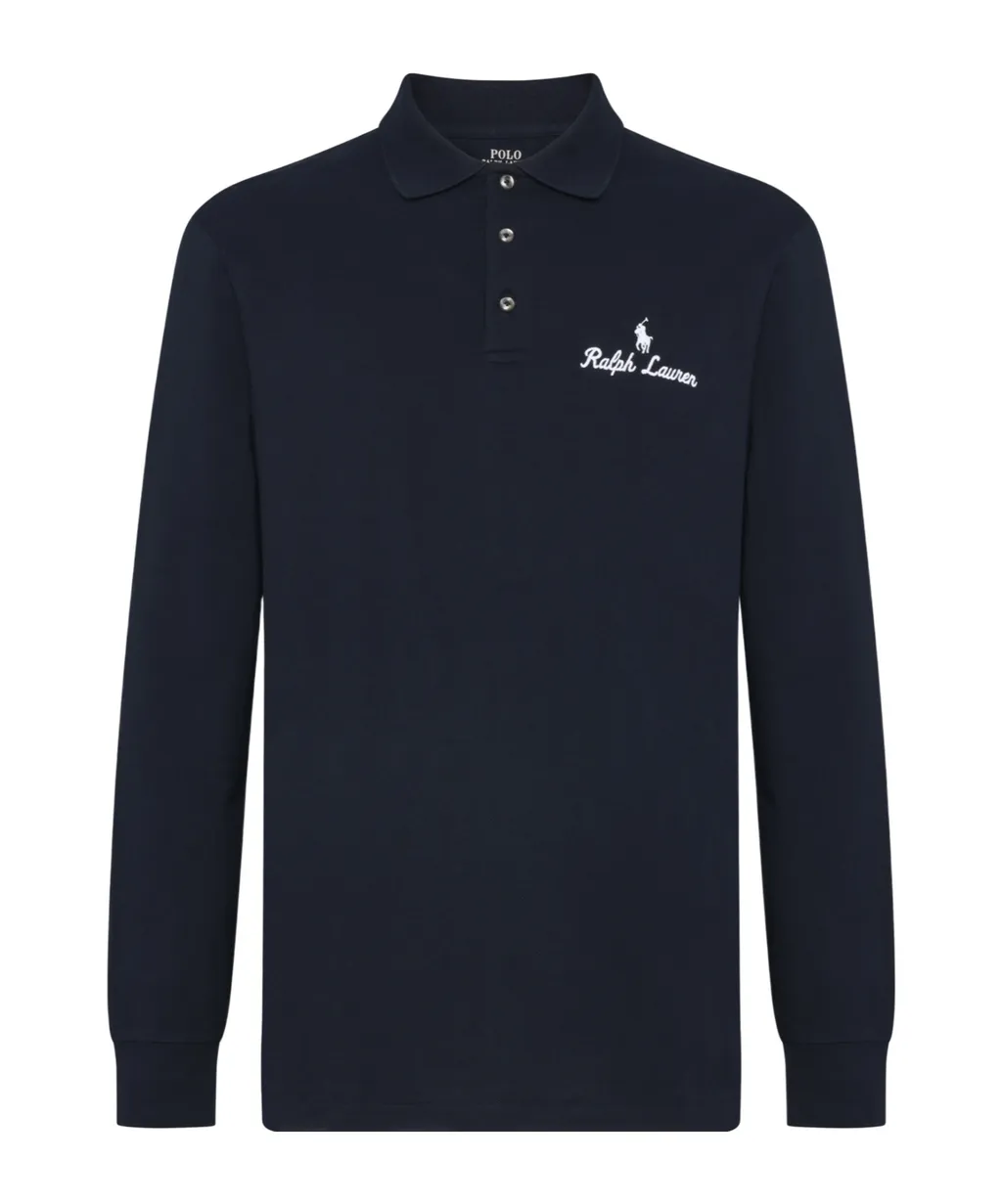 Polo Ralph Lauren Logo Detailed Long-Sleeved Polo Shirt
