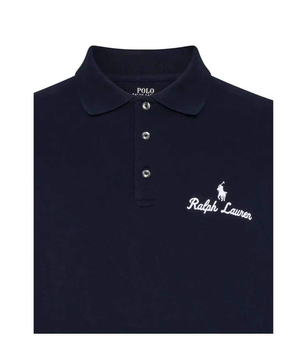 Polo Ralph Lauren Logo Detailed Long-Sleeved Polo Shirt