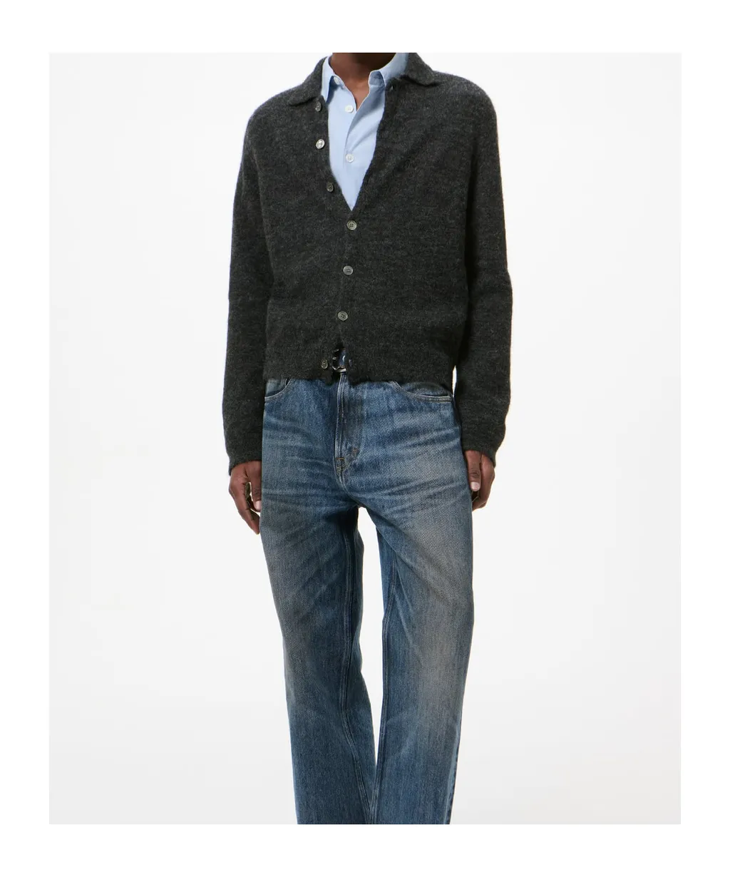 Polo Collar Cardigan