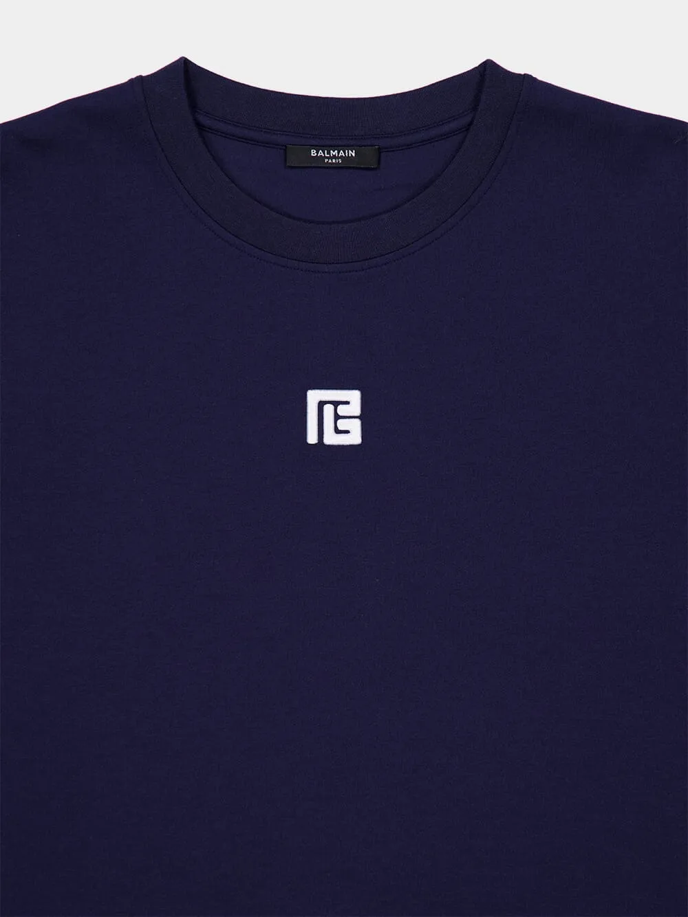 Balmain Logo Embroidered T-Shirt