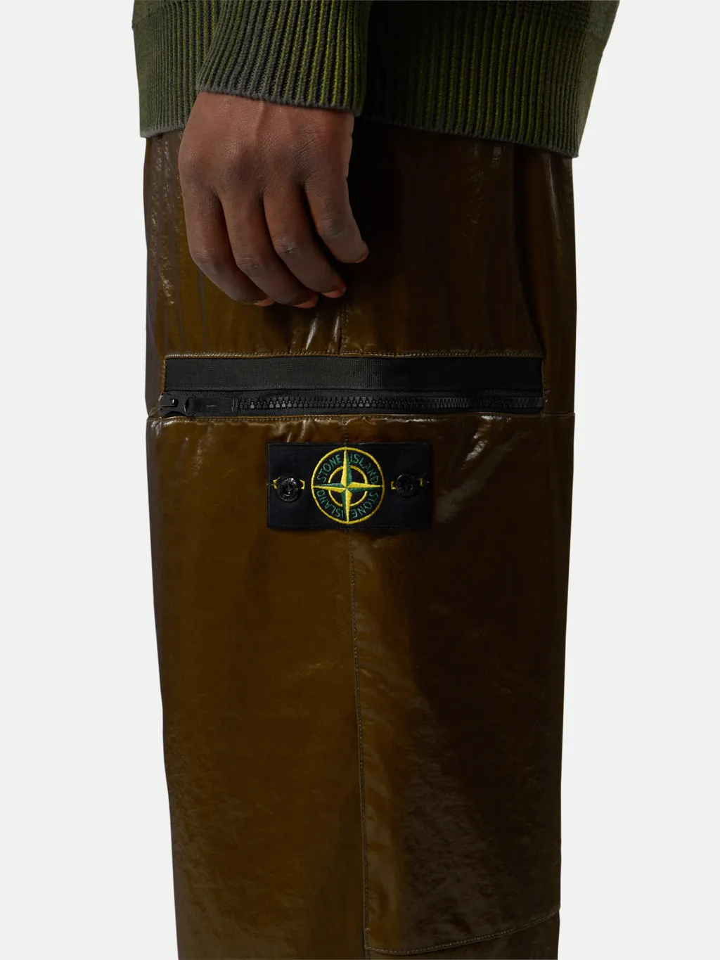 Stone Island Logo Patch Drawstring Joggers