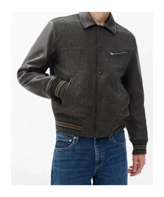 Jeremy British Wool Varsity Jacket