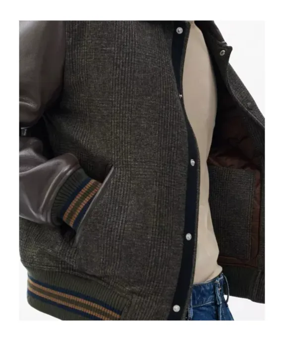 Jeremy British Wool Varsity Jacket