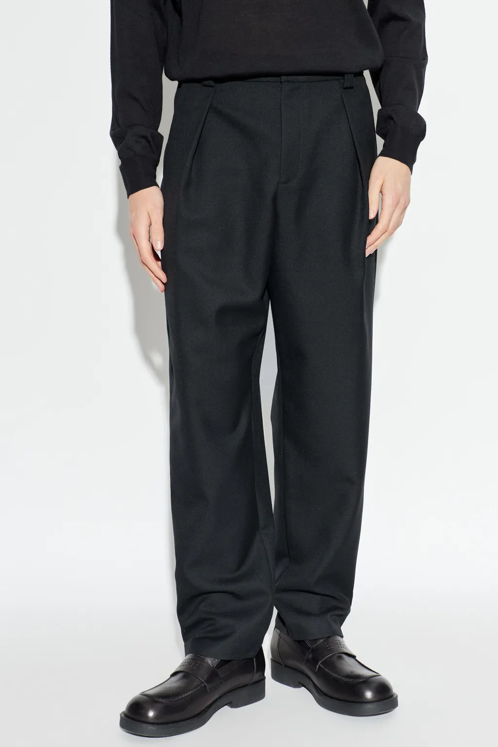 A.P.C. Regular Fit Pleat Detailed Trousers