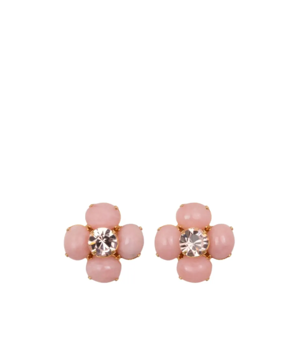 Flower-Shaped Stud Earrings