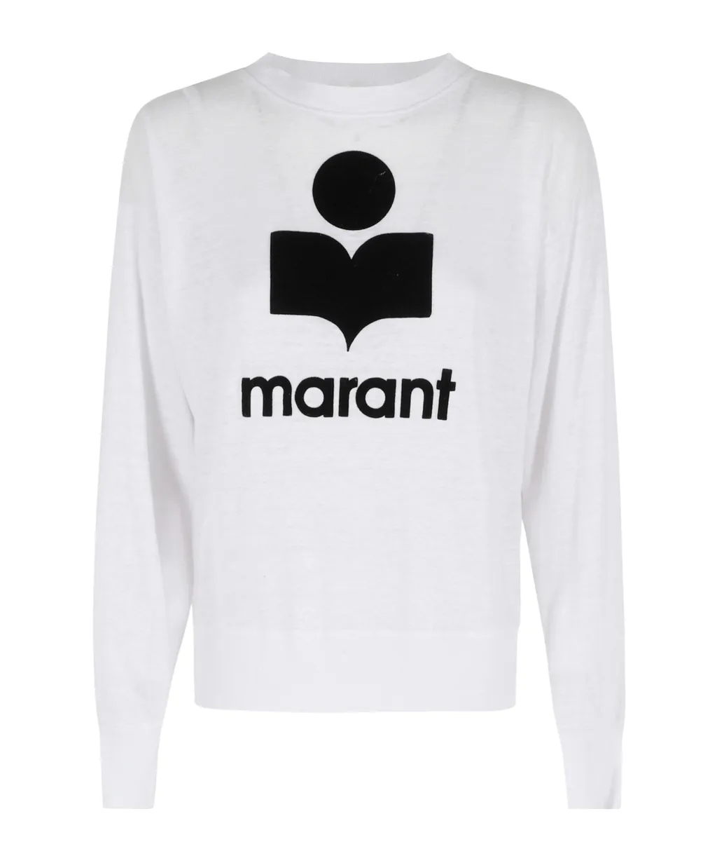 Isabel Marant ÉToile Logo Detailed Crewneck Sweatshirt