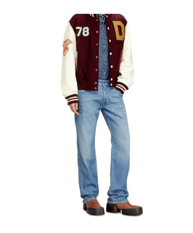 1985 Larkee Embroidered Straight Jeans