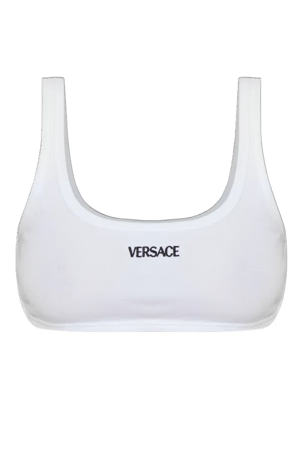 Versace Ribbed Cropped Top