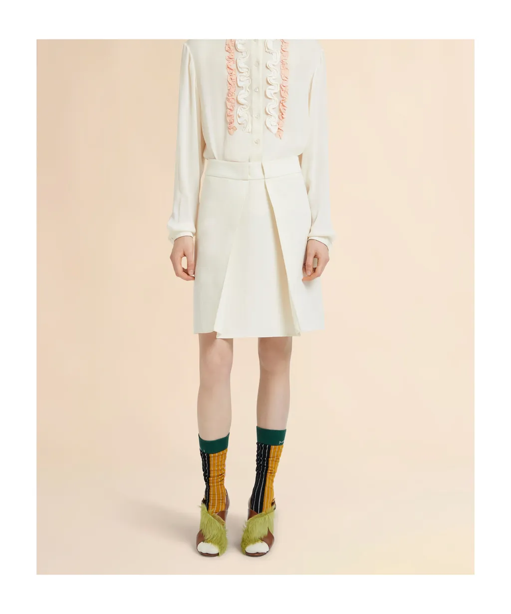Marni Pleated Mini Skirt