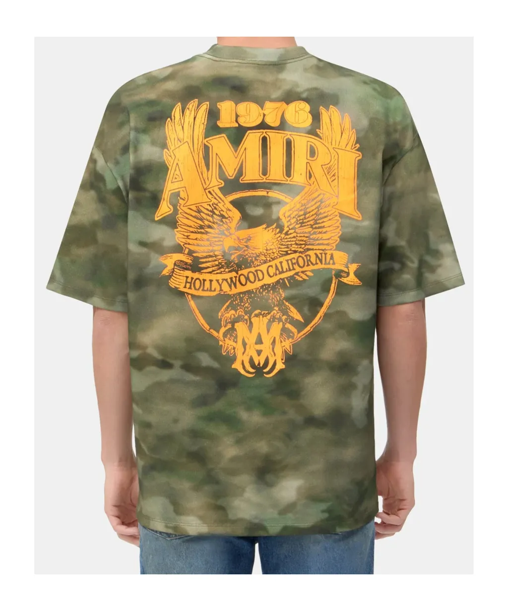 Camouflage Logo-Print T-Shirt