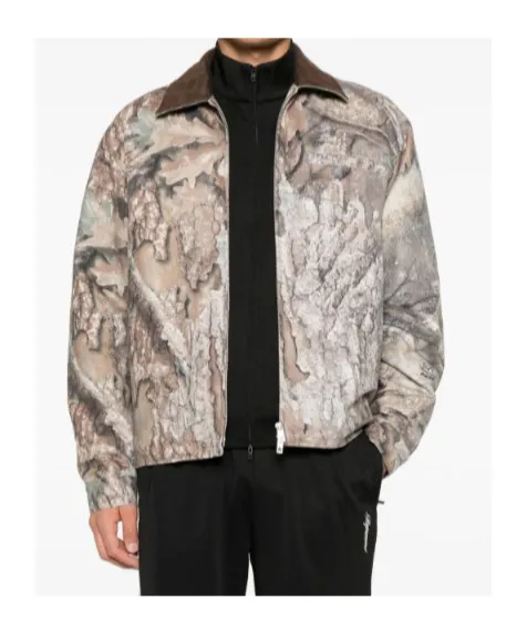 Represent Camouflage Print Jacket