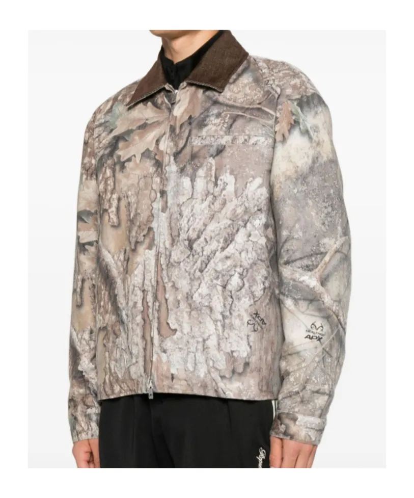 Represent Camouflage Print Jacket