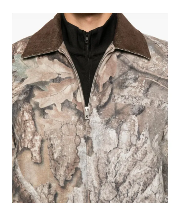 Represent Camouflage Print Jacket
