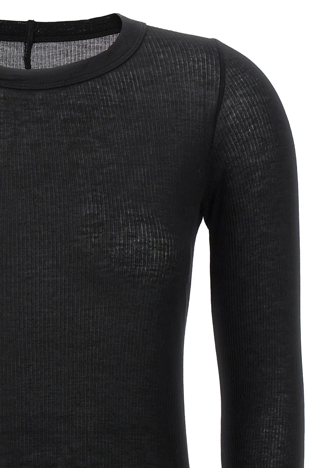Rick Owens Long Sleeved Knitted T-Shirt