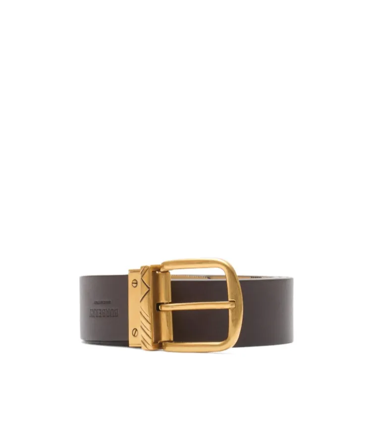Burberry Checked Reversible Buckle Belt