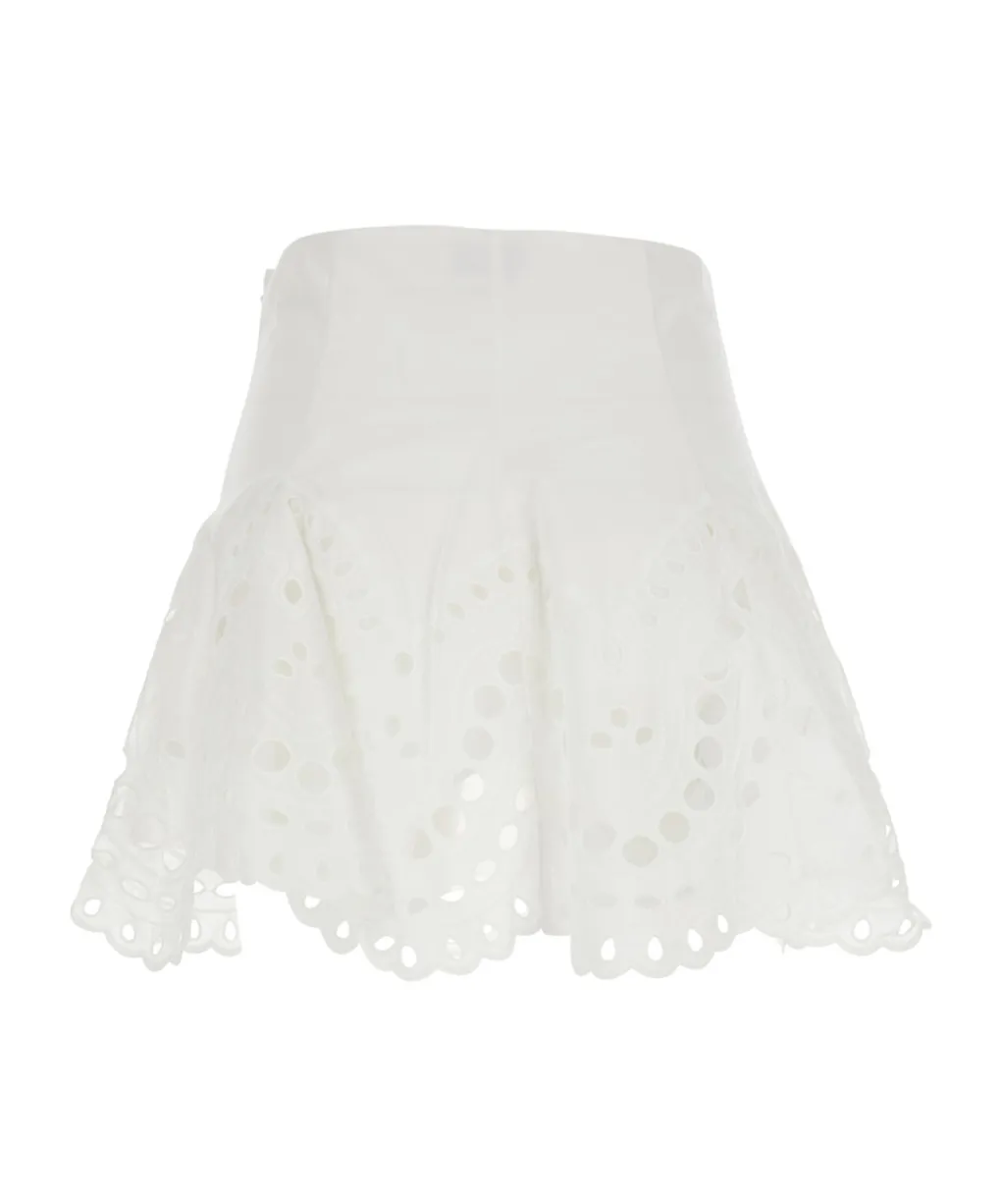 Charo Ruiz Sail Broderie Mini Skirt