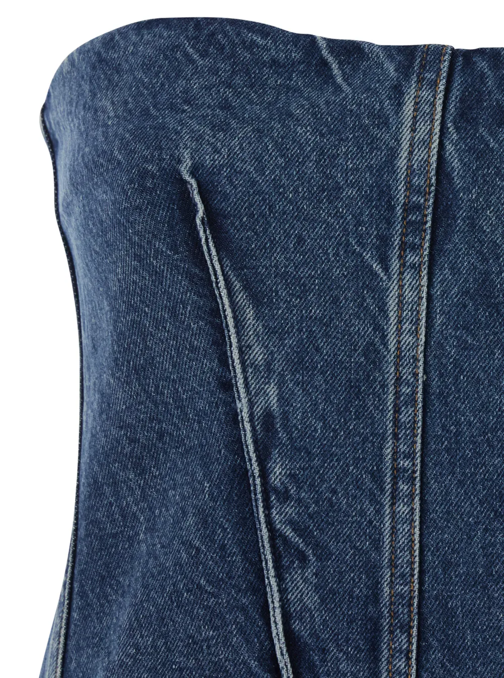 Agolde Lara Strapless Corset Top