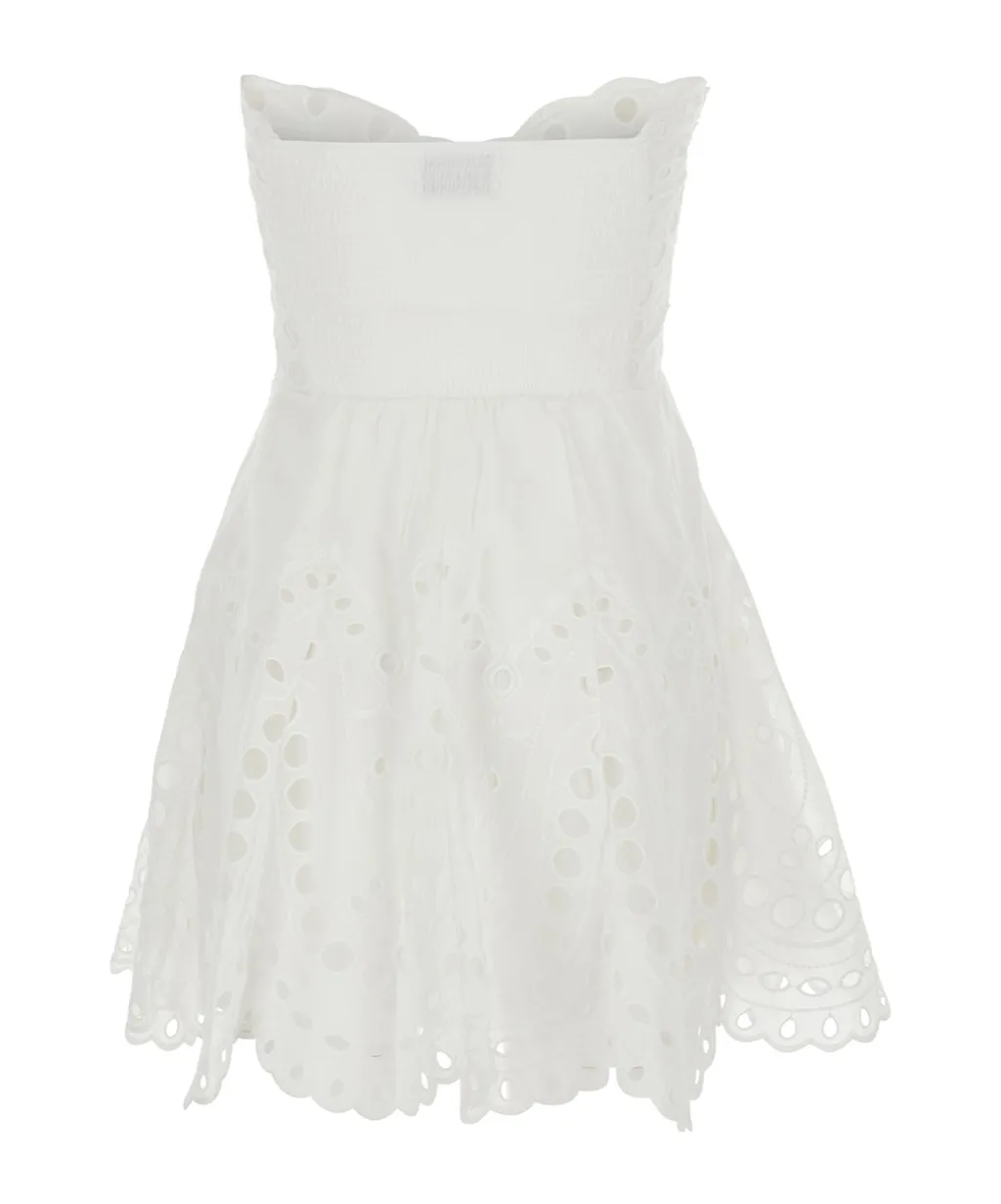 Charo Ruiz Bail Broderie Short Dress