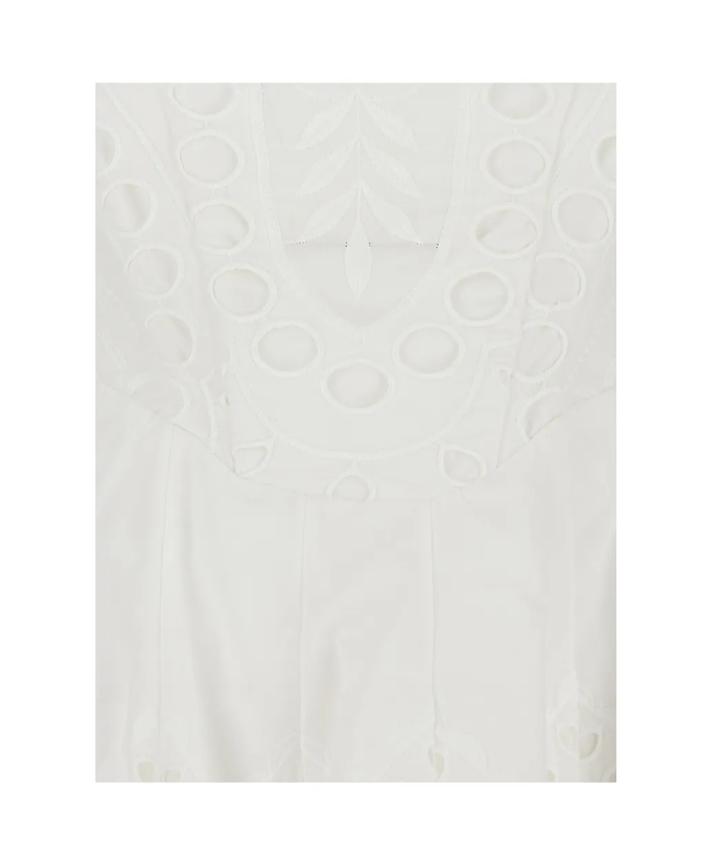 Charo Ruiz Bail Broderie Short Dress