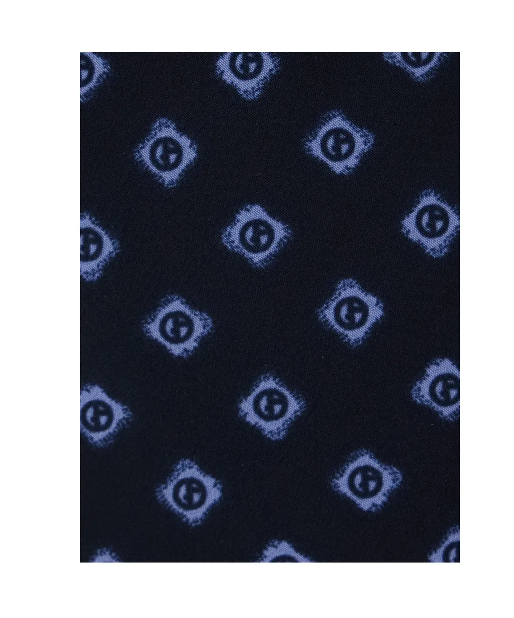 Giorgio Armani All Over Logo Printed Tie