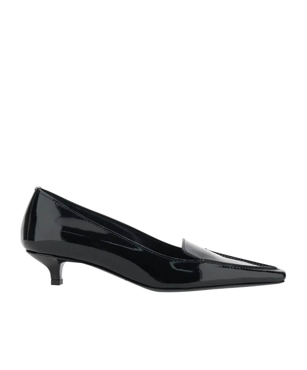 Square-Toe High Heels